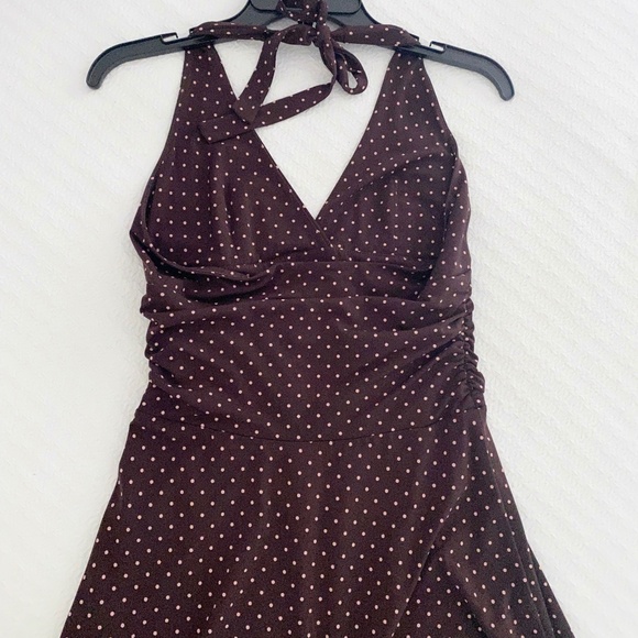BGBG MaxAzria Polka Dot Halter Dress - S - Picture 6 of 7